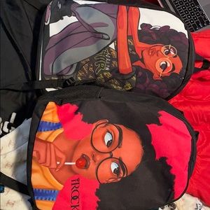 black girl cartoon backpacks